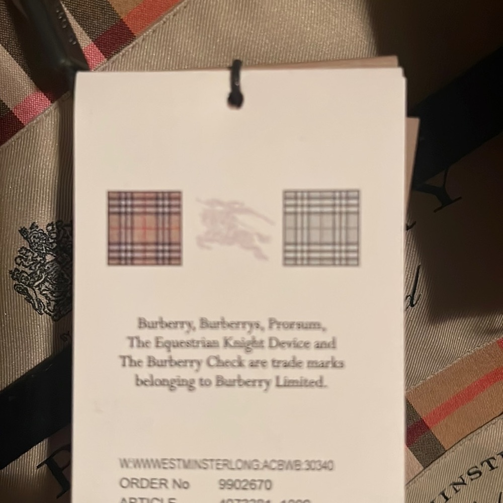 Brand new Burberry trench coat olive green color size is 16